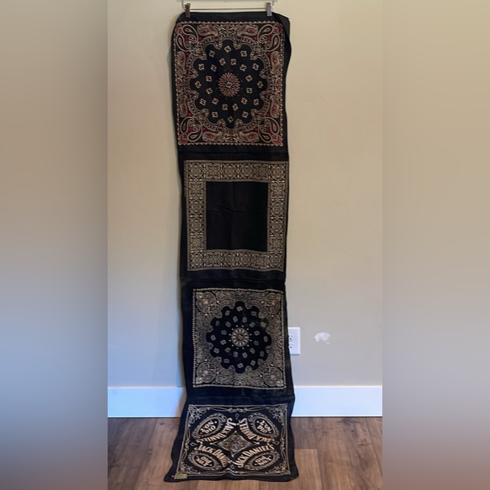 Jack Daniel’s Distressed Large Bandana Style Cotton scarf
